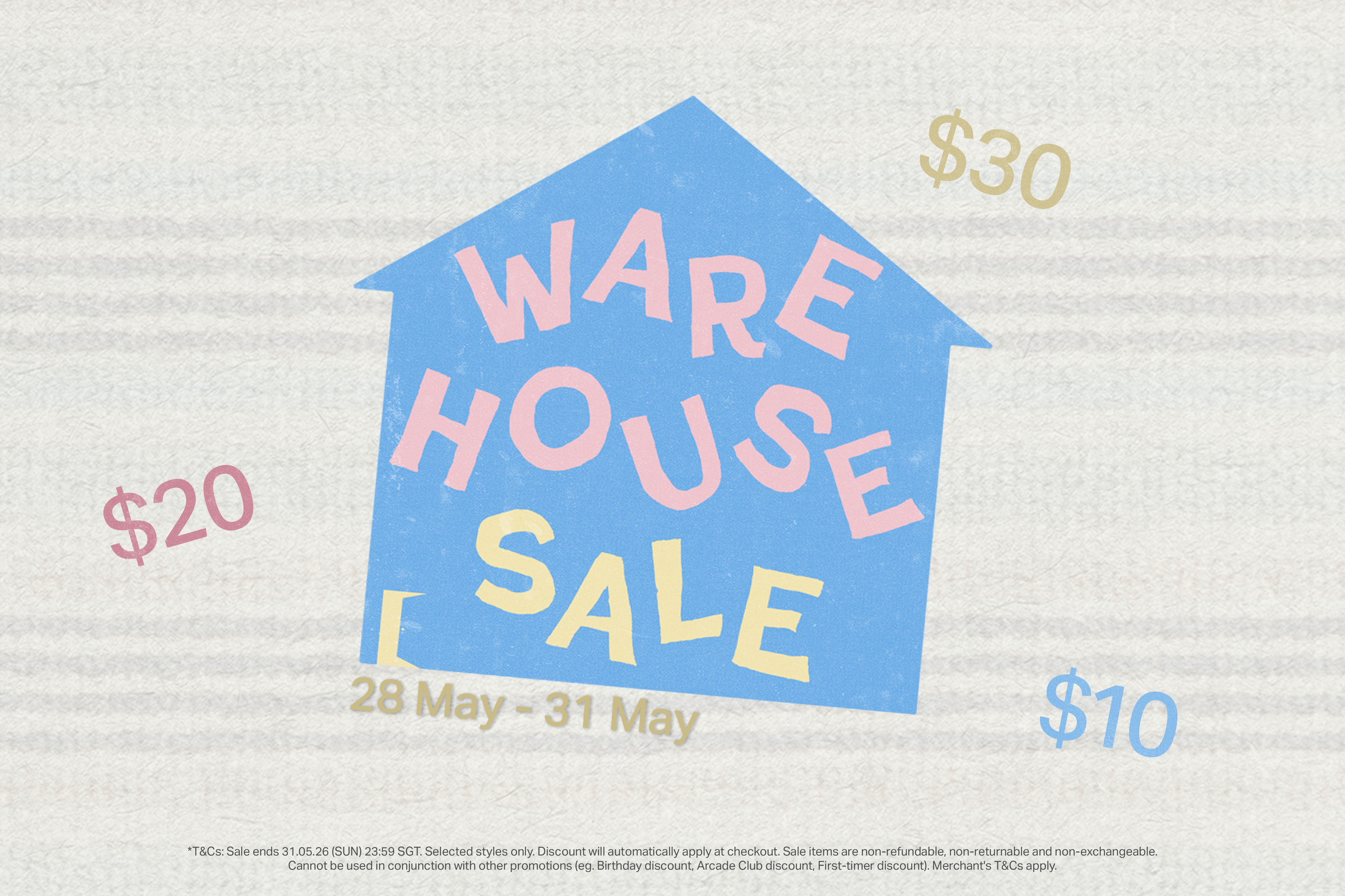 WAREHOUSE SALE