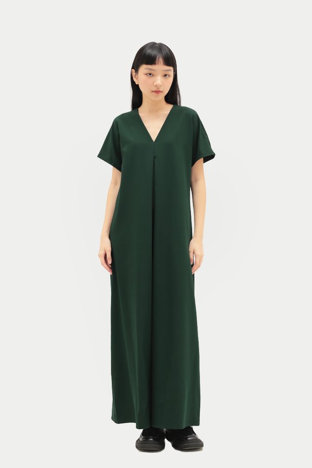 CORA PALAZZO JUMPSUIT IN FOREST