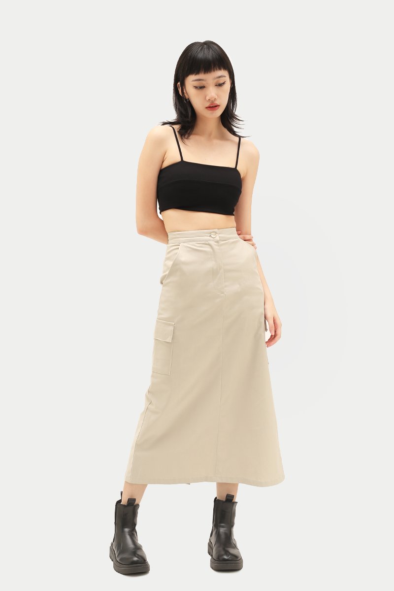 Mia Cargo Maxi Skirt (Pink) – Nomad Boutique-seedfund.vn
