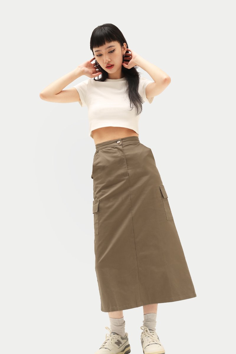 Cargo online midi skirt