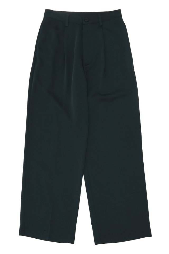DRIES WIDE-LEG TROUSERS IN NAVY