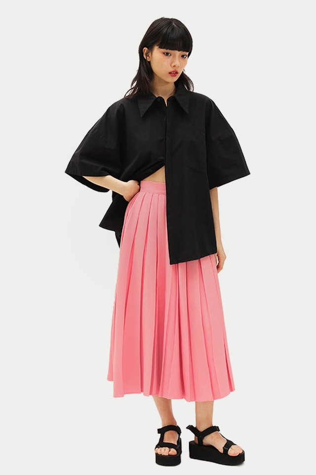 SEINA PLEATED SKIRT IN CANDY FLOSS