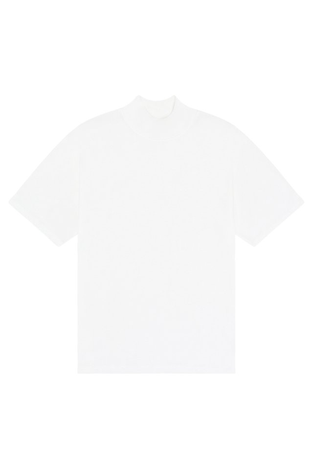 RALPH HIGH NECK TOP IN WHITE
