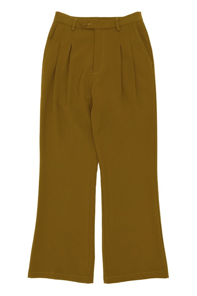 ANTON FLARED TROUSERS IN OLIVE