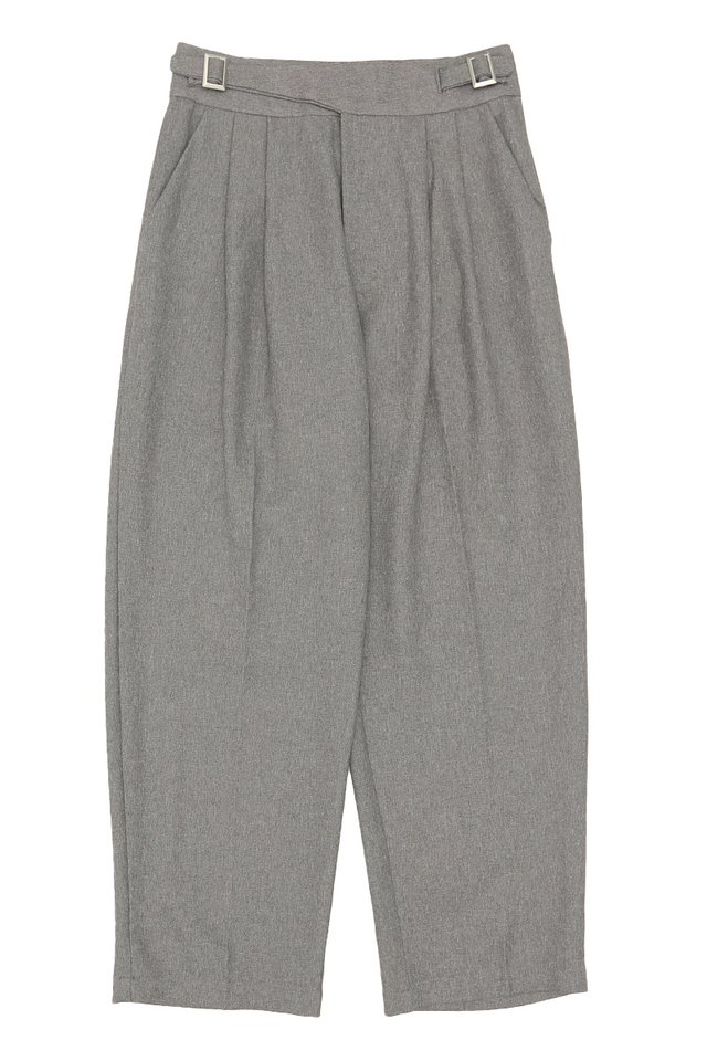 HOLMES TAPERED-FIT GURKHA TROUSERS IN HEATHER