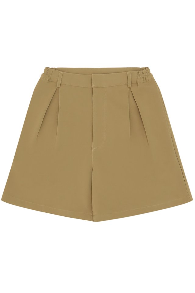 KLEIN PLEATED SHORTS IN DUNE