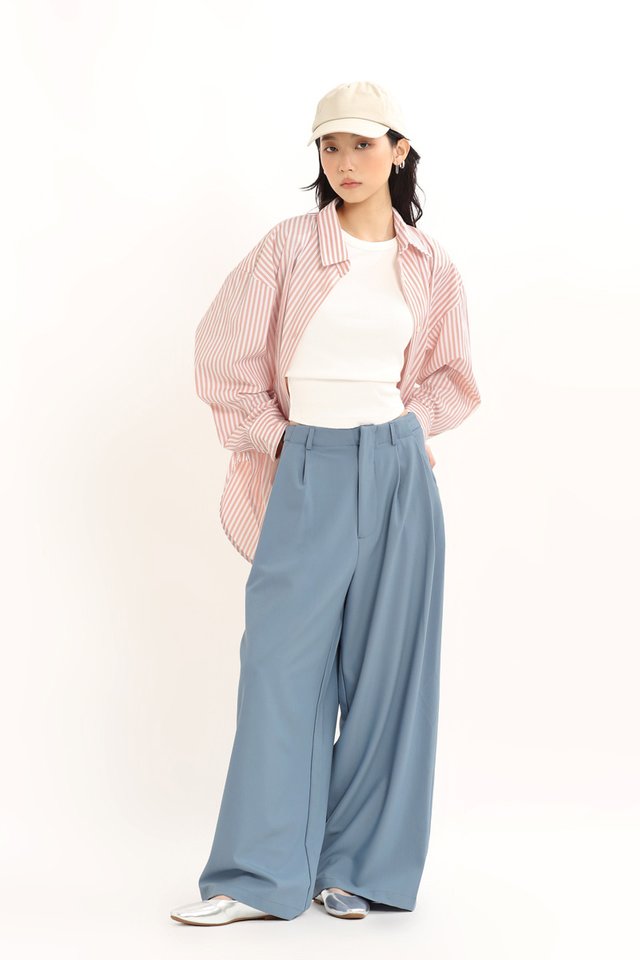 LANDON RELAXED TAILORED PANTS IN DUSK
