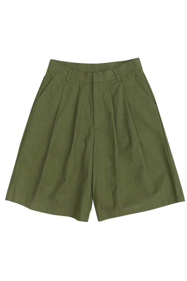 EDGAR PLEATED CULOTTES IN FIELD