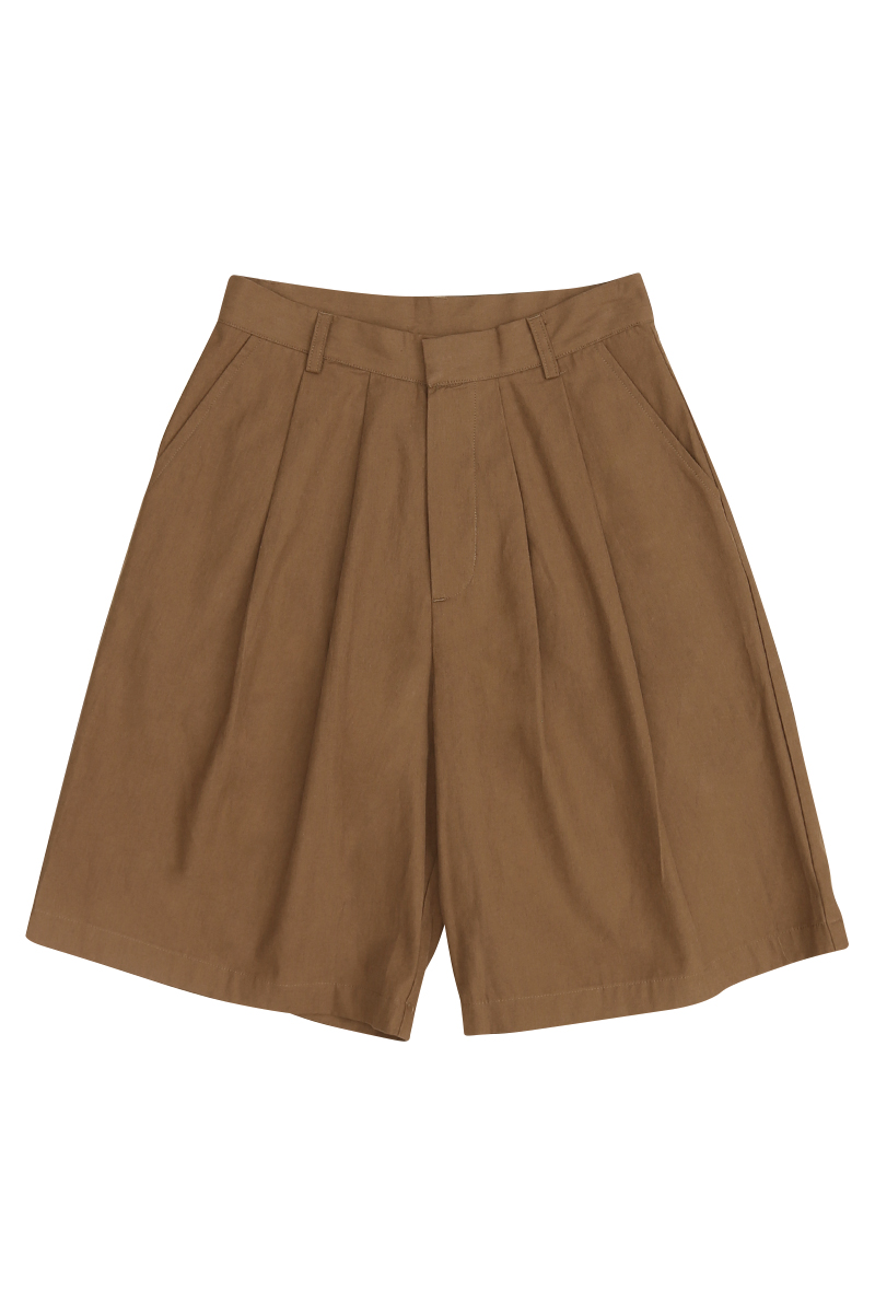 EDGAR PLEATED CULOTTES IN TAN