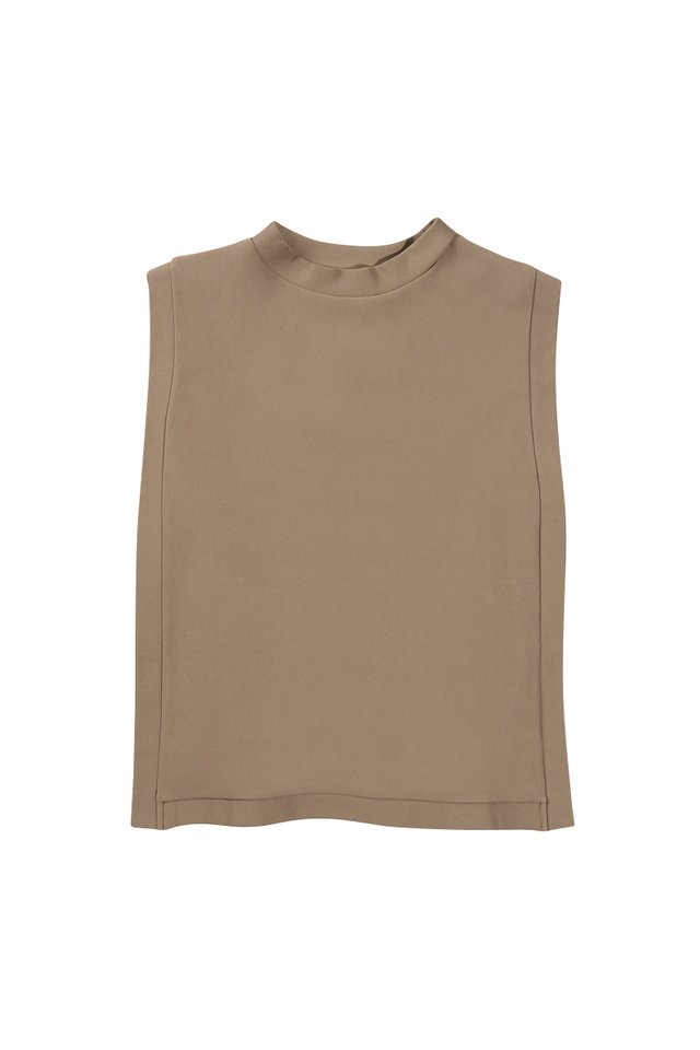 ARCADE X BRAVENYEO "SCAFFOLD" TOP IN TAUPE