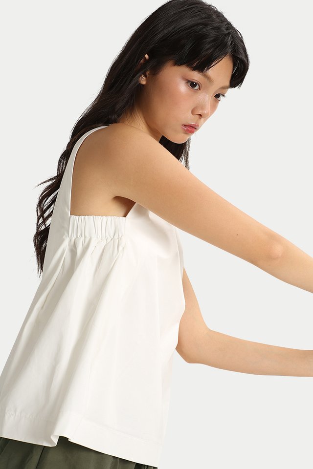DULCIE TWO WAY TOP IN WHITE