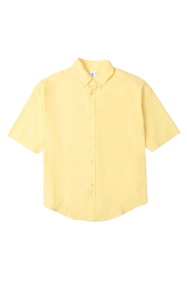 DAVIS OVERSIZED OXFORD SHIRT IN BUTTER