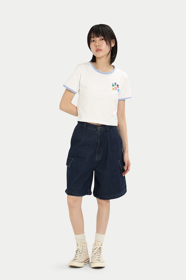 RYDER CONVERTIBLE DENIM JEANS IN ANTIQUE DARK