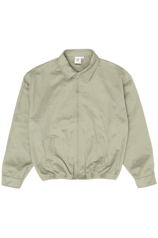 ASHER CROPPED BLOUSON IN STONE