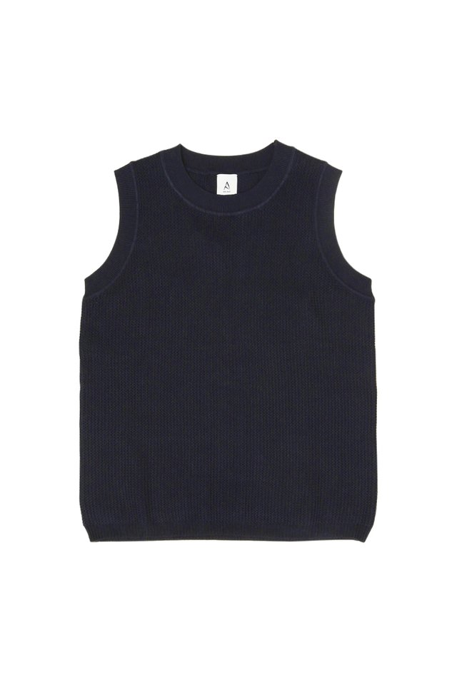 NICO KNITTED TANK TOP IN NAVY