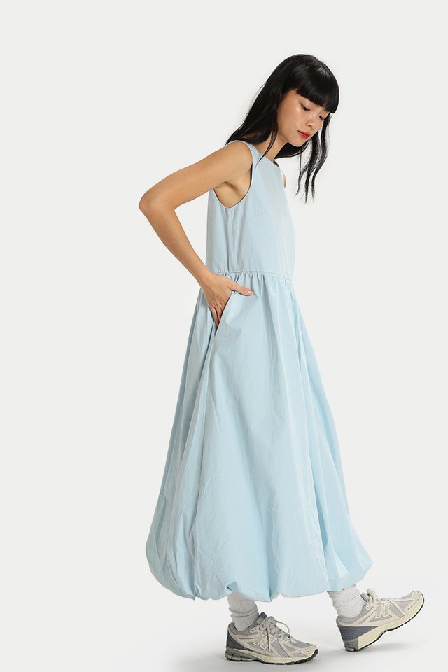 RHODA CLOUD TANK DRESS IN SKY