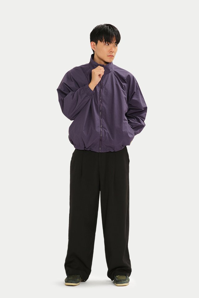 KAZE OVERSIZED WINDBREAKER IN TARO