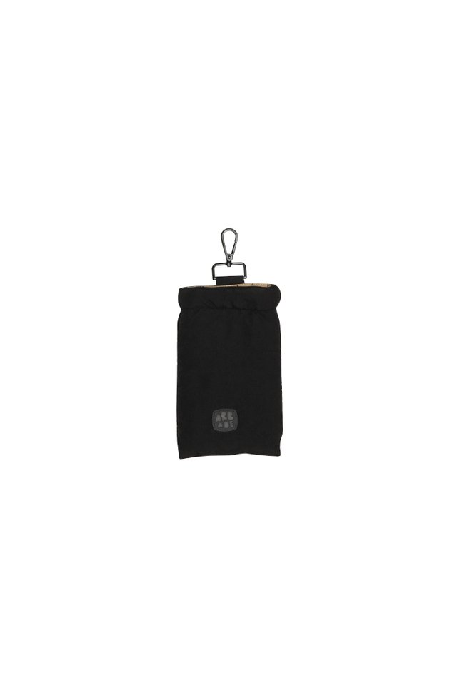 ARCADE MARSHMALLOW POUCH IN BLACK/KHAKI