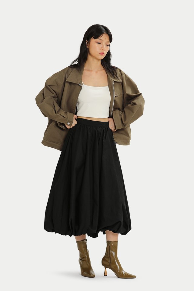 EMMIE CLOUD SKIRT IN BLACK