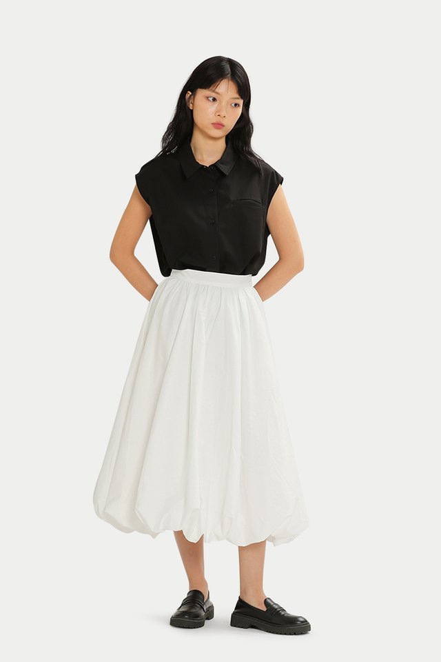 EMMIE CLOUD SKIRT IN WHITE