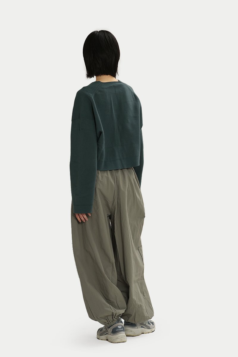 HARTT NYLON COCOON PANTS IN CONCRETE