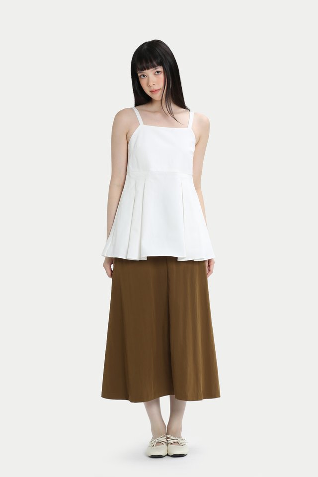 ROSIE BABYDOLL TIE TOP IN WHITE
