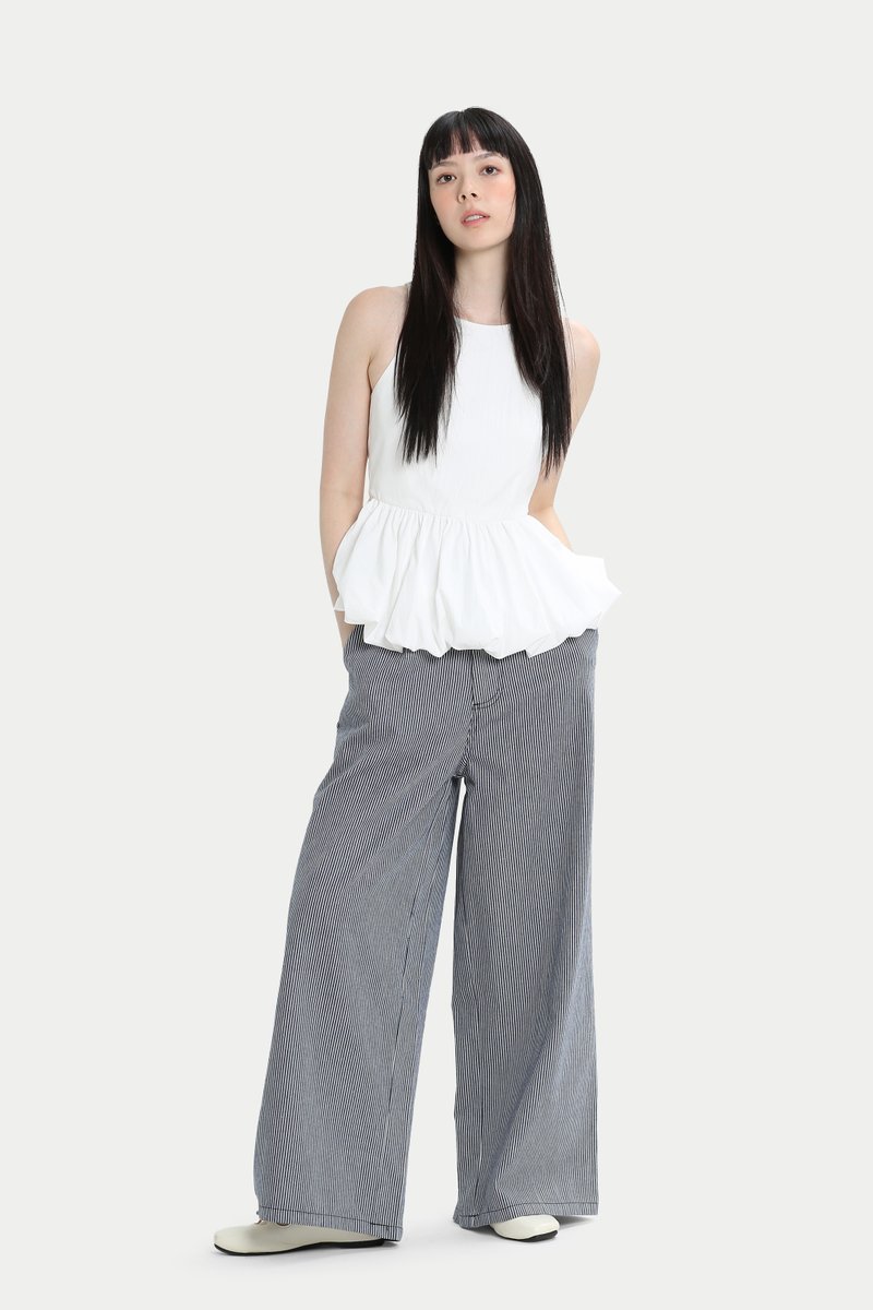 Hickory stripe pants deals