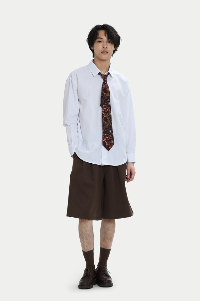 REMY OVERSIZED OXFORD SHIRT IN WHITE