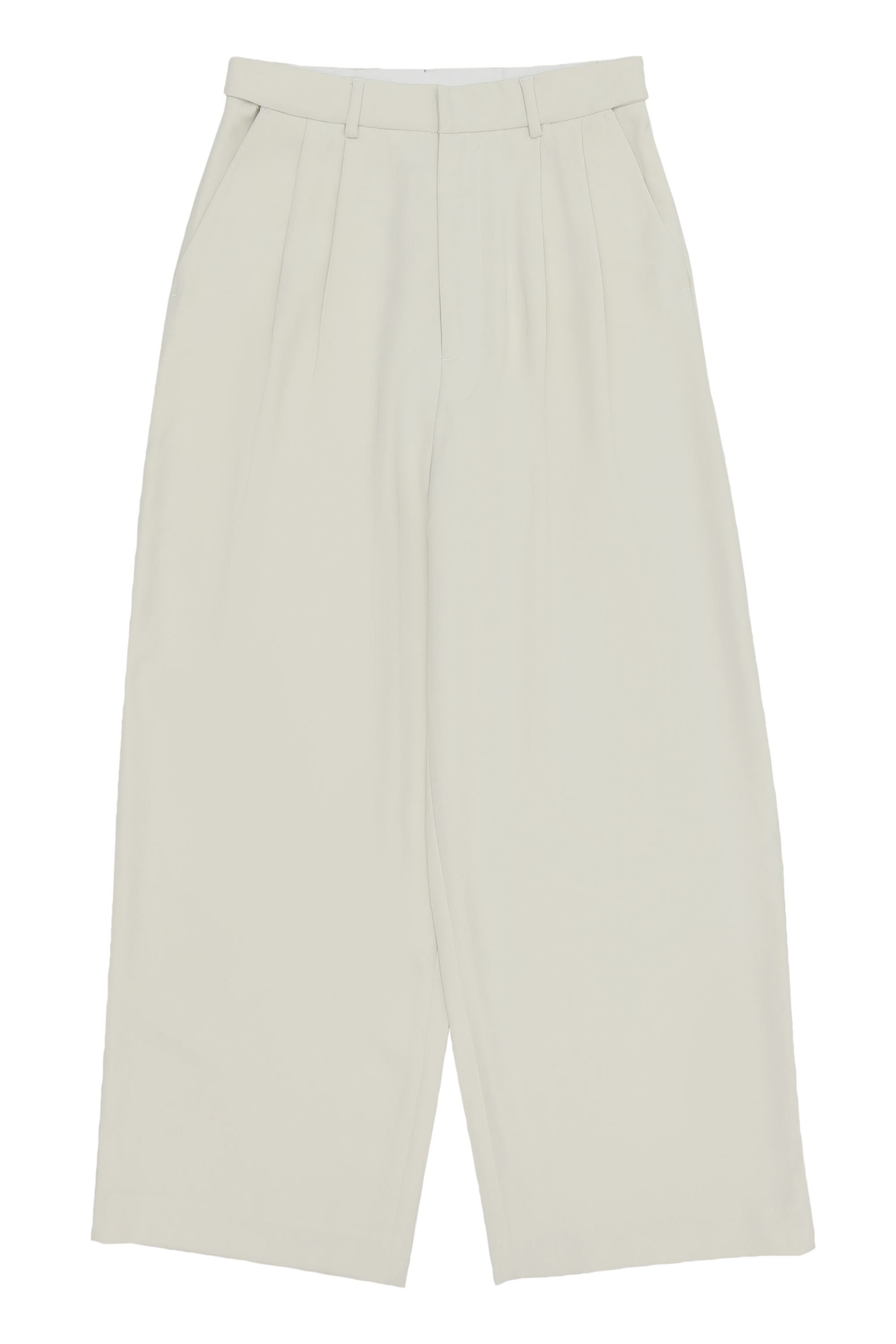 EAMES RELAXED-FIT PLEATED TROUSERS IN BONE