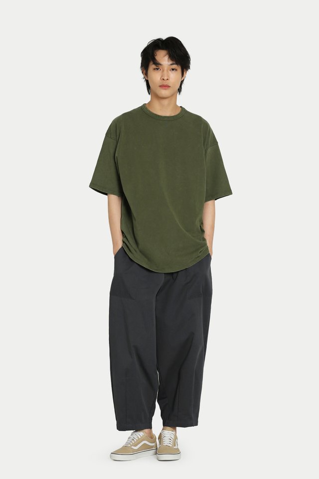 BOYD WASHED OVERSIZED TEE IN VINEYARD
