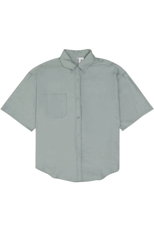 DAVIS OVERSIZED OXFORD SHIRT IN OLIVE