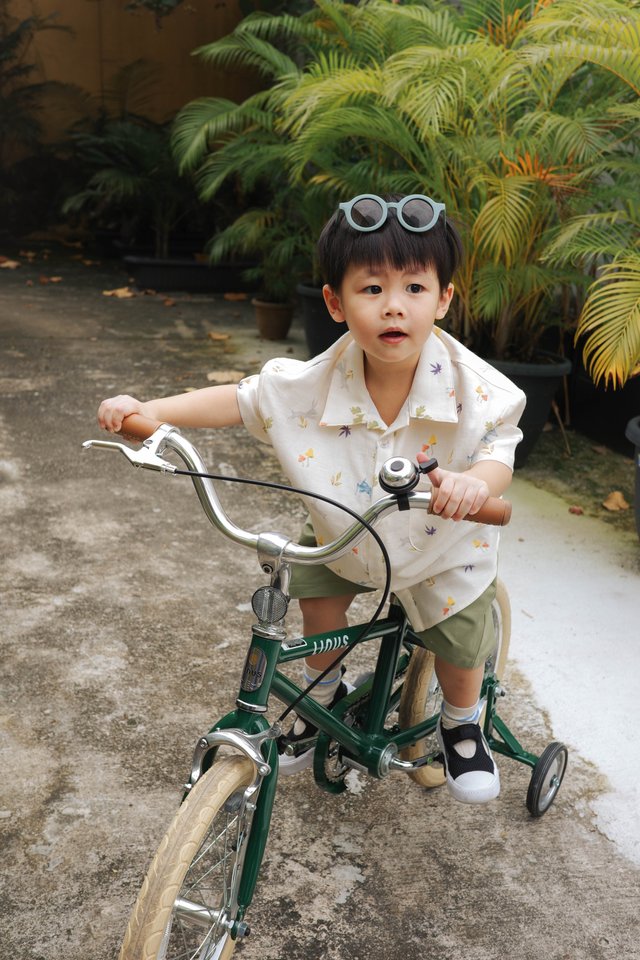 REX "WILD WOODS" MINI SHIRT IN CREAM