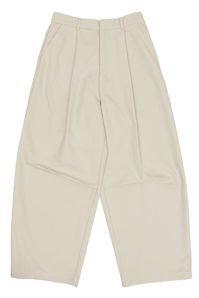 DANTE CURVE TROUSERS IN BONE