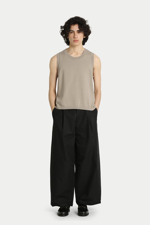 MISHA KNITTED TANK TOP IN SAND