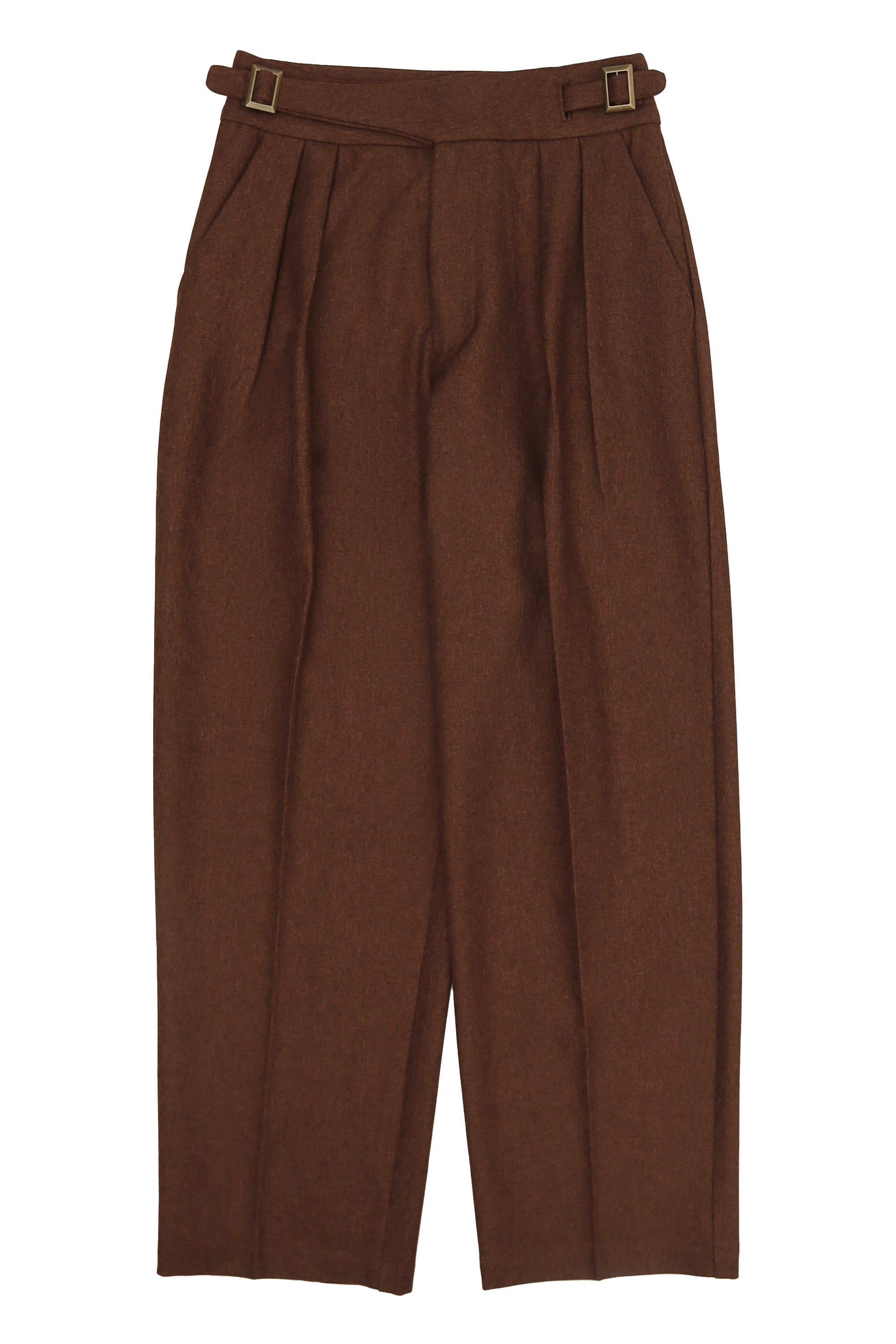 HOLMES TAPERED-FIT GURKHA TROUSERS IN COCOA