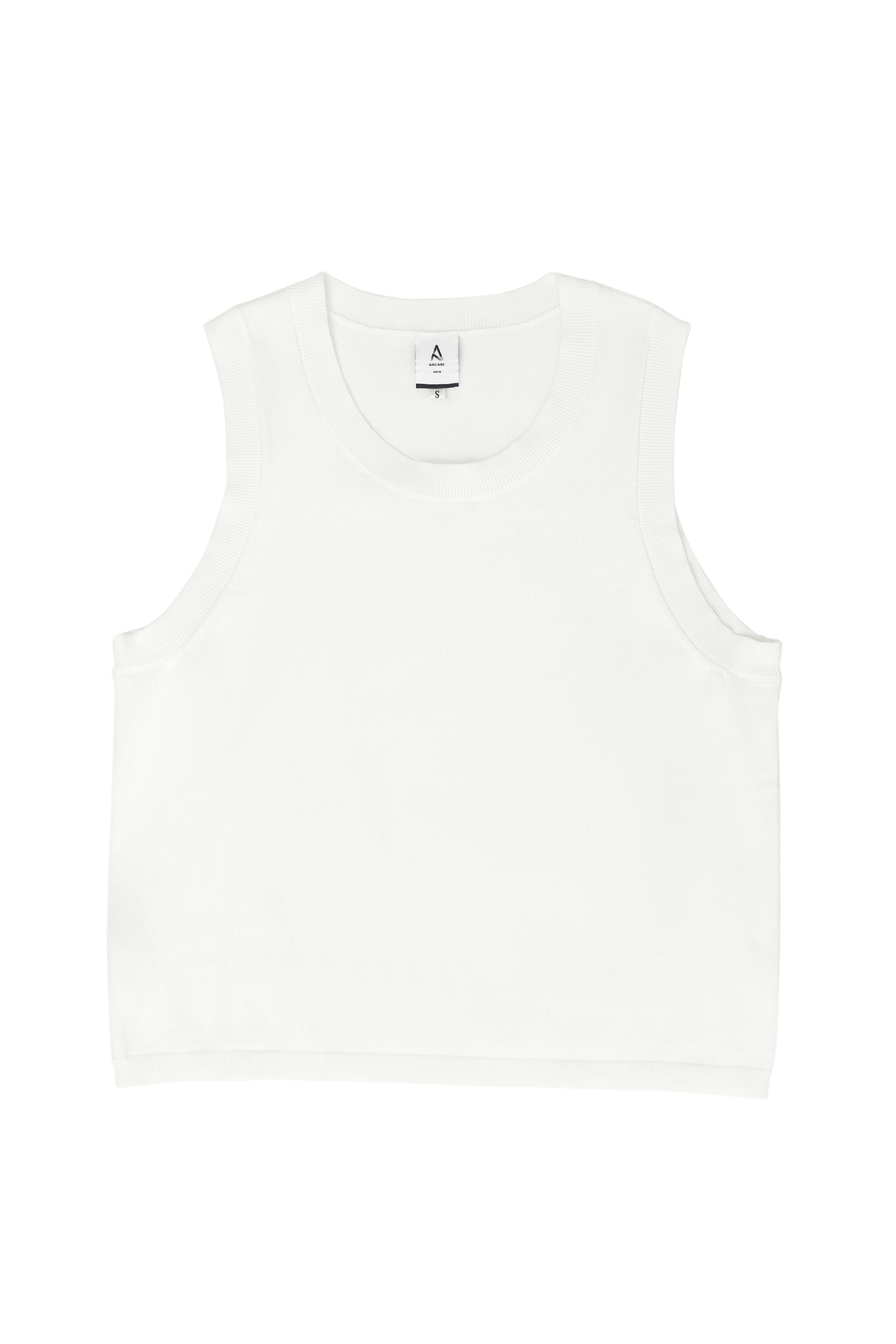 MISHA KNITTED TANK TOP IN WHITE