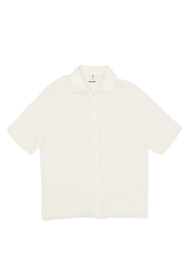 DEWEY "STRIATED" SHIRT IN IVORY