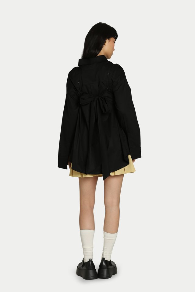 ESME OVERSIZED SHIRT IN BLACK