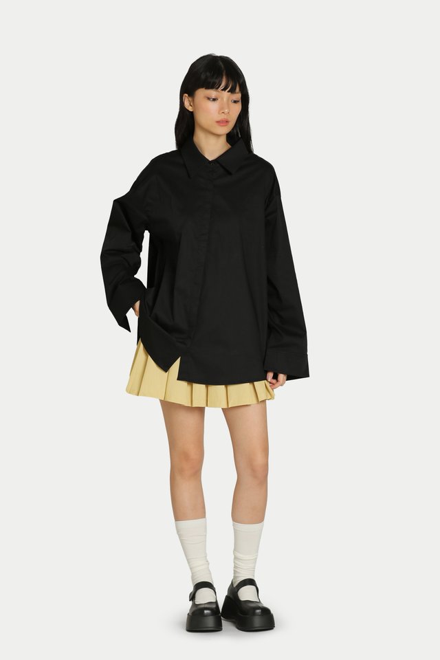 ESME OVERSIZED SHIRT IN BLACK