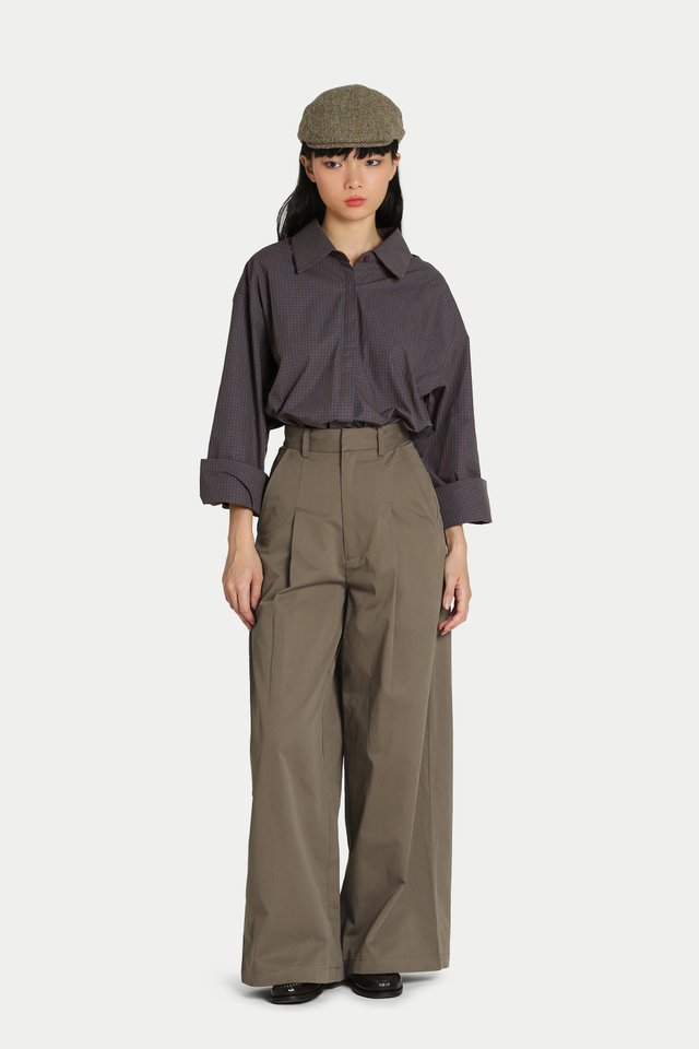 HUGH STRAIGHT LEG EVERYDAY PANTS IN HOJICHA