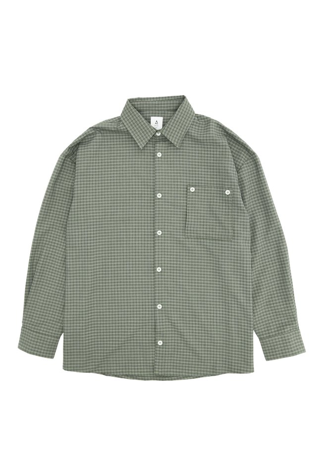 WALT CHECKED POCKET SHIRT IN FERN
