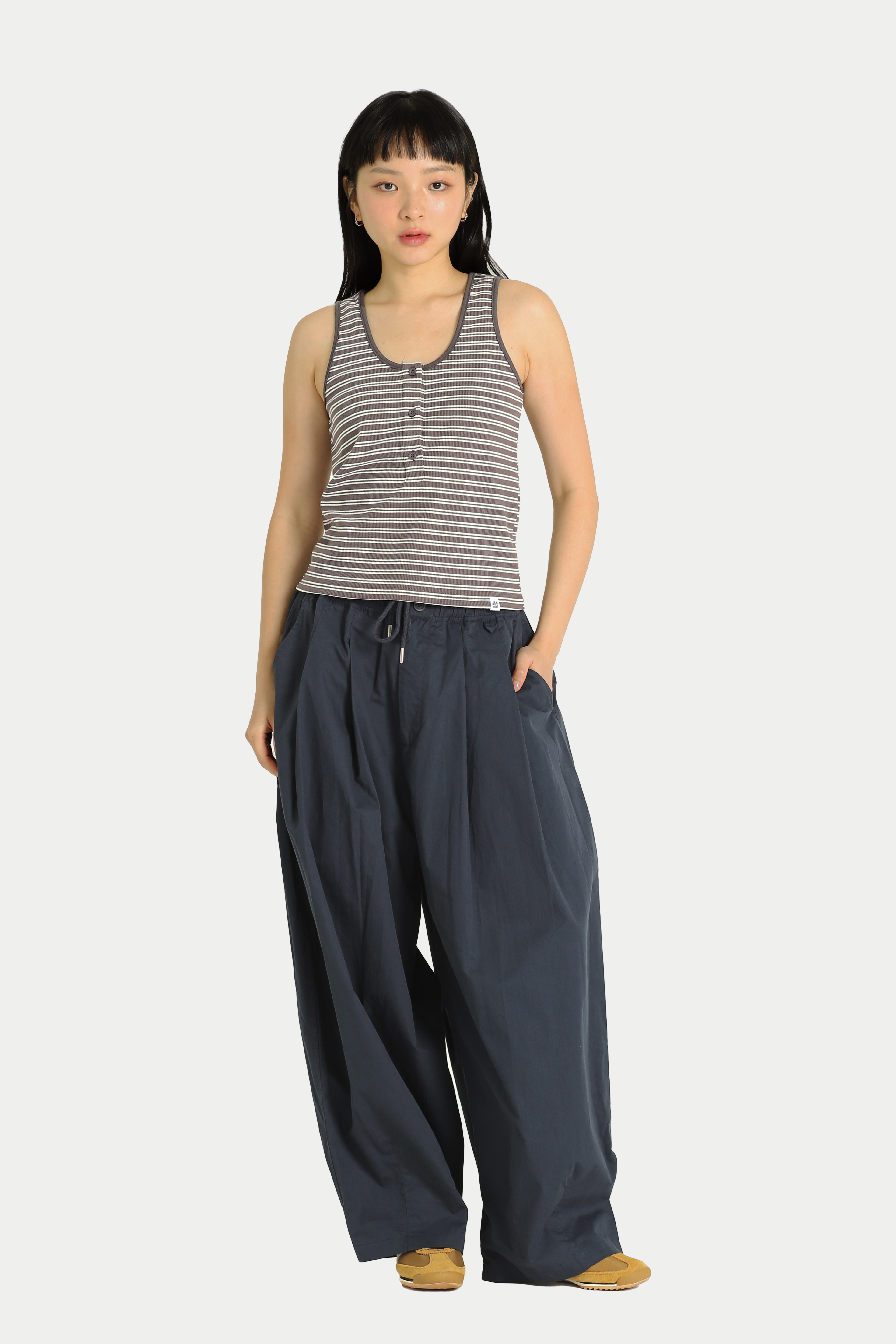 KOUTA PARACHUTE PANTS IN NAVY