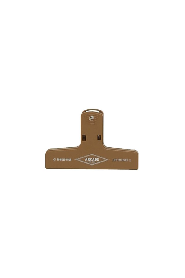 ARCADE PAPER CLIP IN BROWN