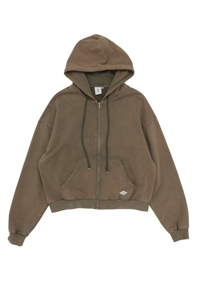 PABLO BOXY-FIT HOODIE IN BRASS