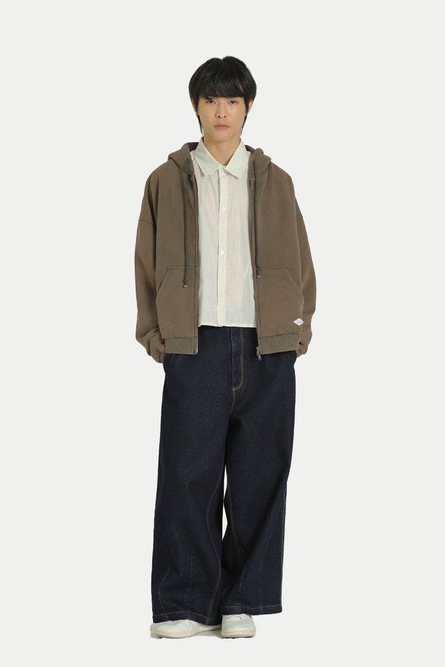 PABLO BOXY-FIT HOODIE IN BRASS