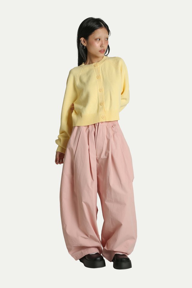 KOUTA PARACHUTE PANTS IN BABY PINK