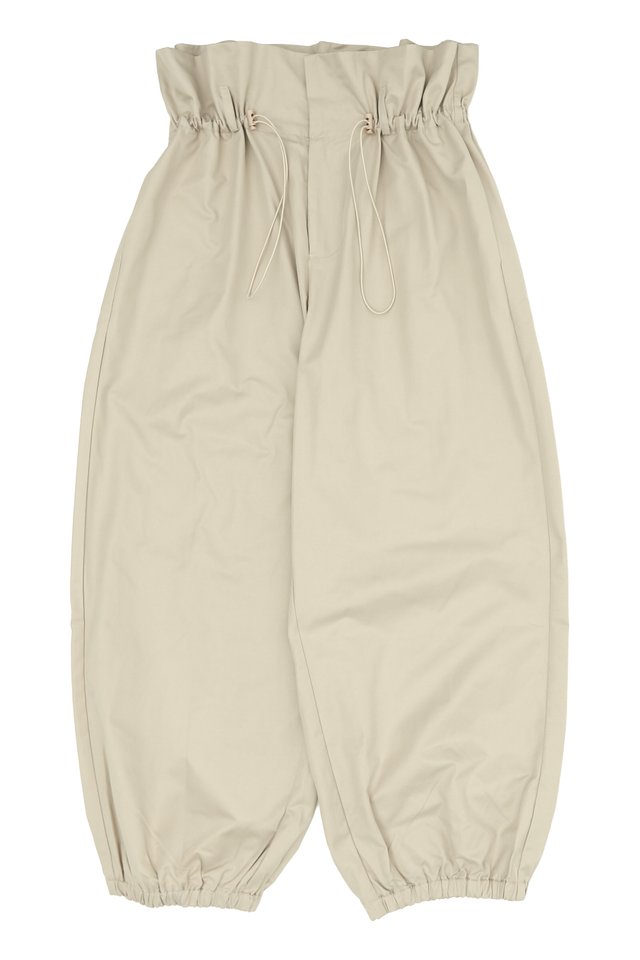 IROH PAPERBAG BALLOON TROUSERS IN BONE