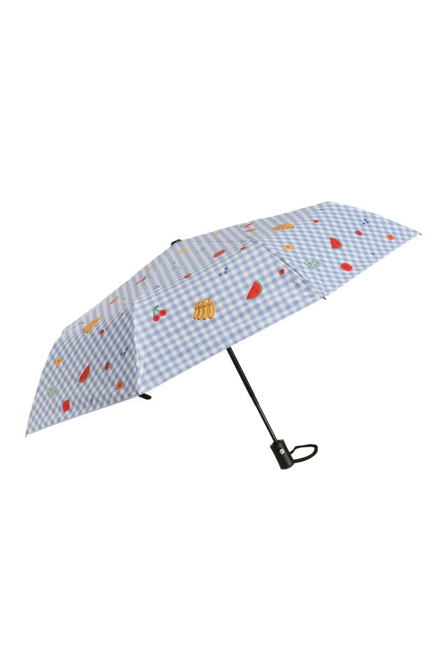 ARCADE X TESS SMITH-ROBERTS “SUNDAY MARKET" AUTOMATIC UV PROTECTION UMBRELLA