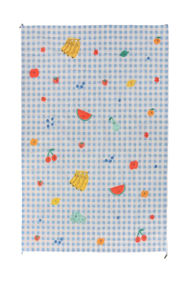 ARCADE X TESS SMITH-ROBERTS “SUNDAY MARKET” FOLDABLE PICNIC MAT