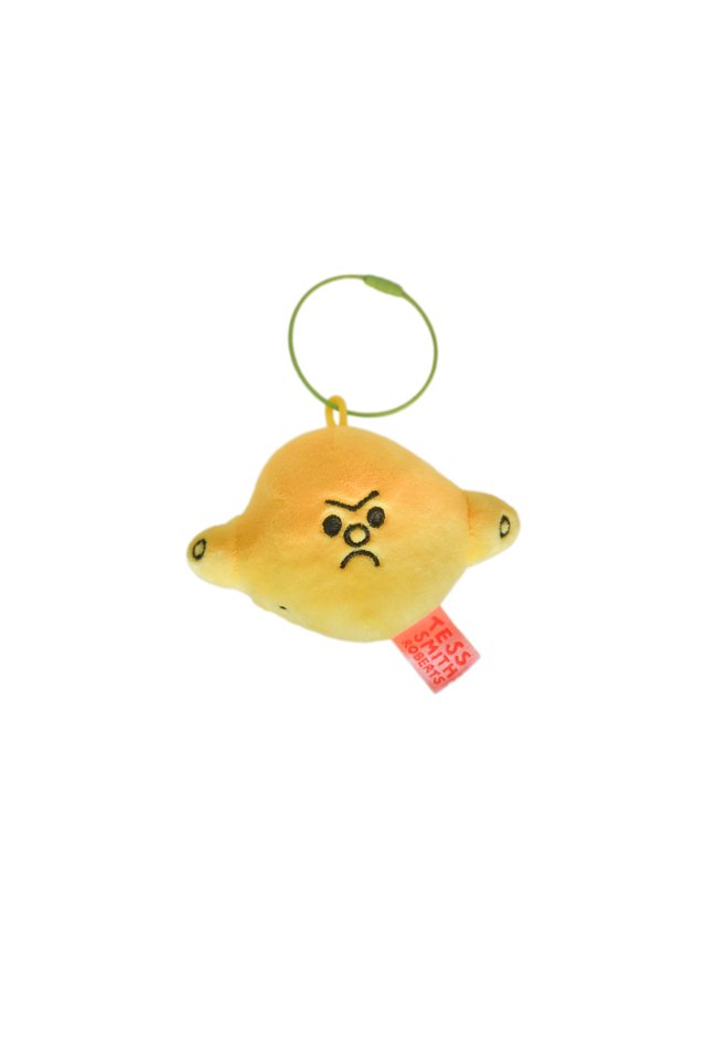 TESS SMITH-ROBERTS “LEMON” PLUSHIE KEYCHAIN